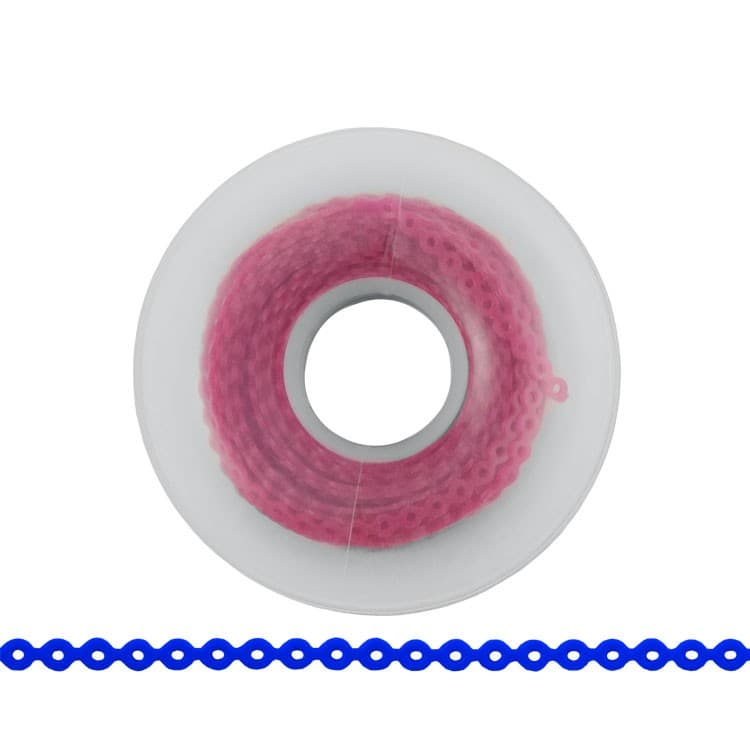 ElastoMax Uno elastomeric chain, short, pink (4.5m spool) – oficiali Falcon Medical produkto nuotrauka