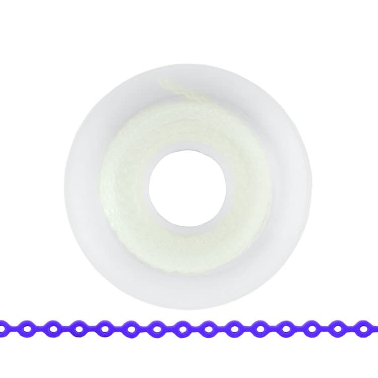 ElastoMax Uno elastomeric chain, long, clear (4.5m spool) – oficiali Falcon Medical produkto nuotrauka