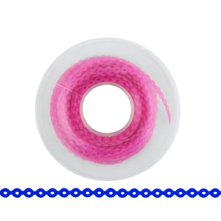 ElastoMax Uno elastomeric chain, short, dark pink (4.5m spool) – oficiali Falcon Medical produkto nuotrauka