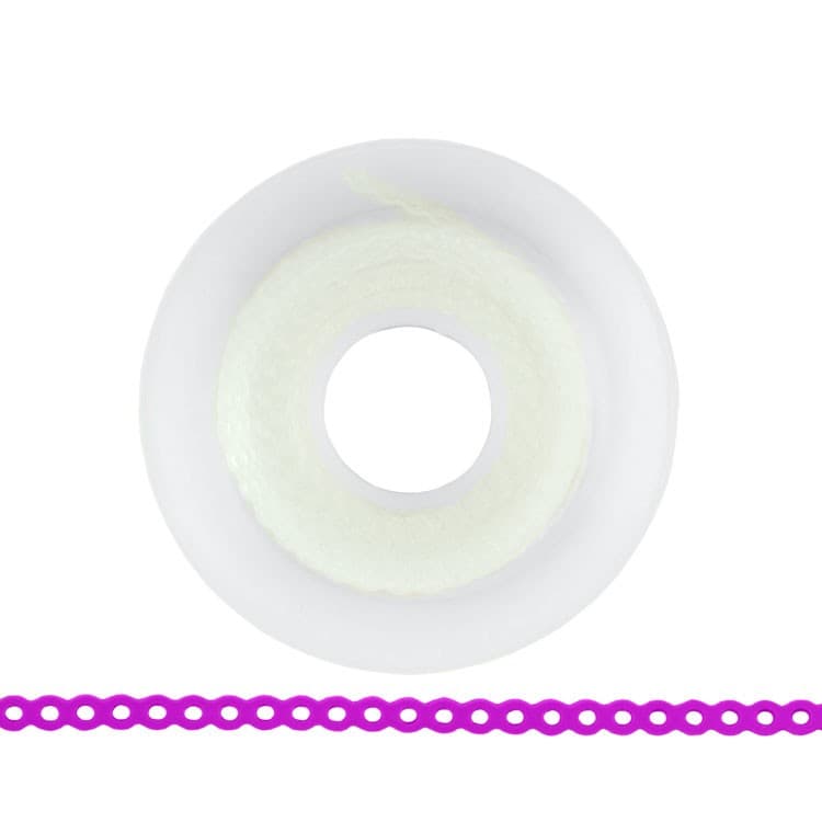 ElastoMax Uno elastomeric chain, closed clear (4.5m spool) – oficiali Falcon Medical produkto nuotrauka