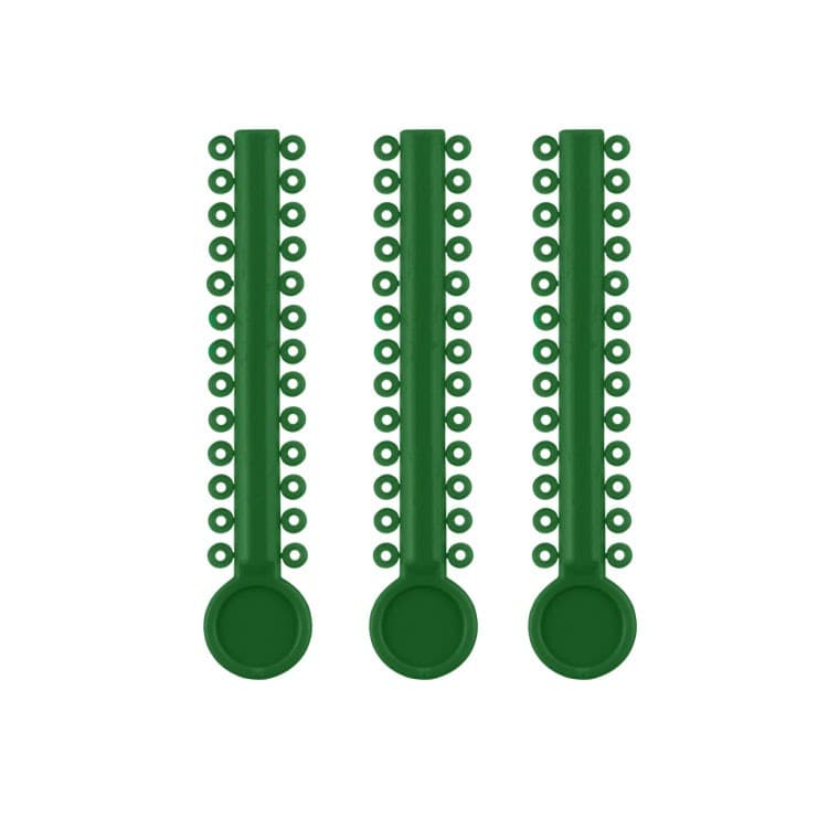 ElastoMax Uno ligatures green (40 sticks, 1040 ligatures) – oficiali Falcon Medical produkto nuotrauka