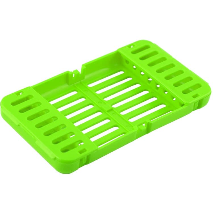 Cassette tray plastic autoclavable green 185 x 100 x 20 mm – oficiali Falcon Medical produkto nuotrauka