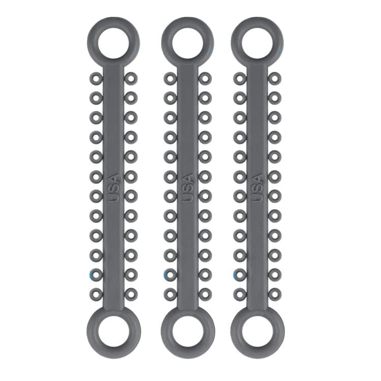 ElastoMax ligatures, latex free, gray (1008 ligatures) – oficiali Falcon Medical produkto nuotrauka