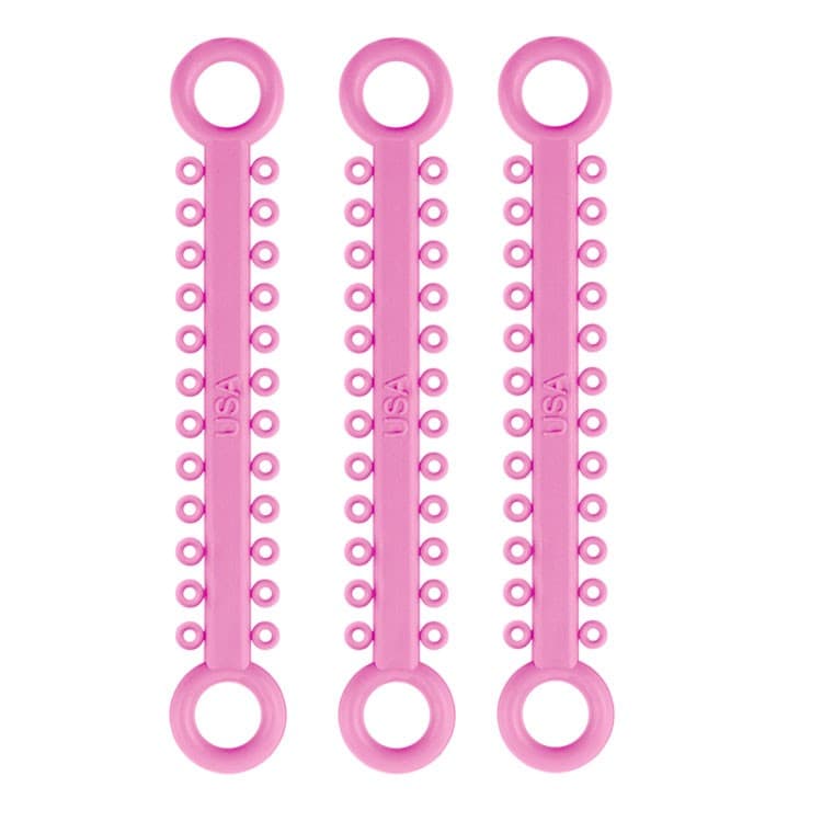 ElastoMax ligatures, latex free, light pink (1008 ligatures) – oficiali Falcon Medical produkto nuotrauka