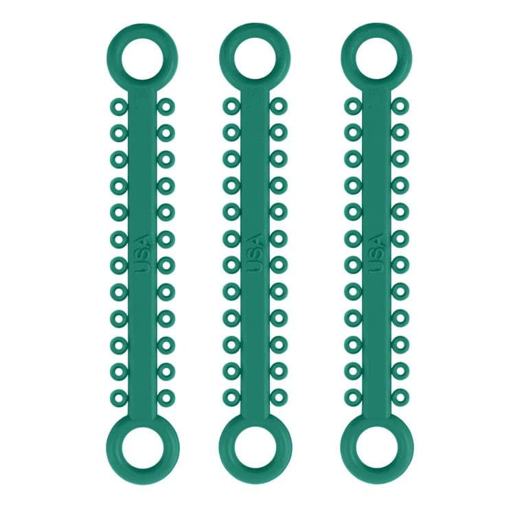 ElastoMax ligatures, latex free, aqua (1008 ligatures) – oficiali Falcon Medical produkto nuotrauka