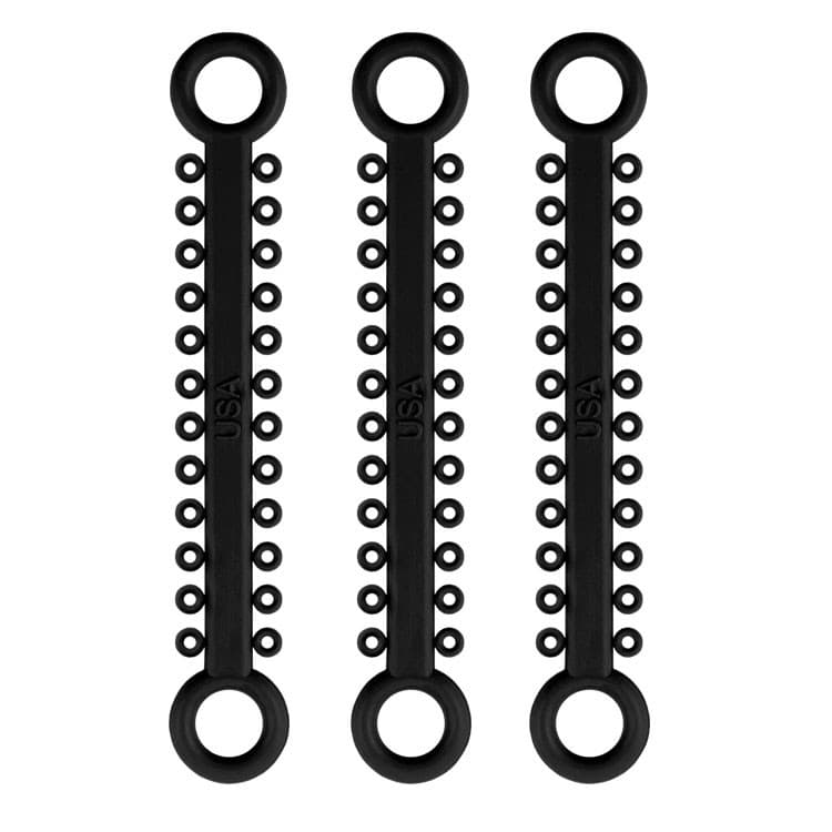 ElastoMax ligatures, latex free, black (1008 ligatures) – oficiali Falcon Medical produkto nuotrauka