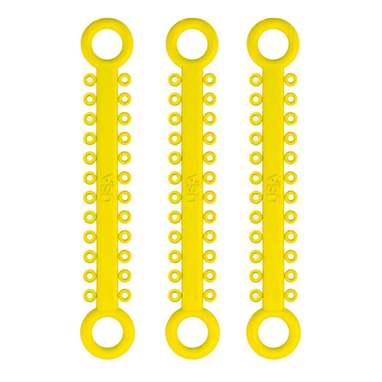 ElastoMax ligatures, latex free, yellow (1008 ligatures) – oficiali Falcon Medical produkto nuotrauka