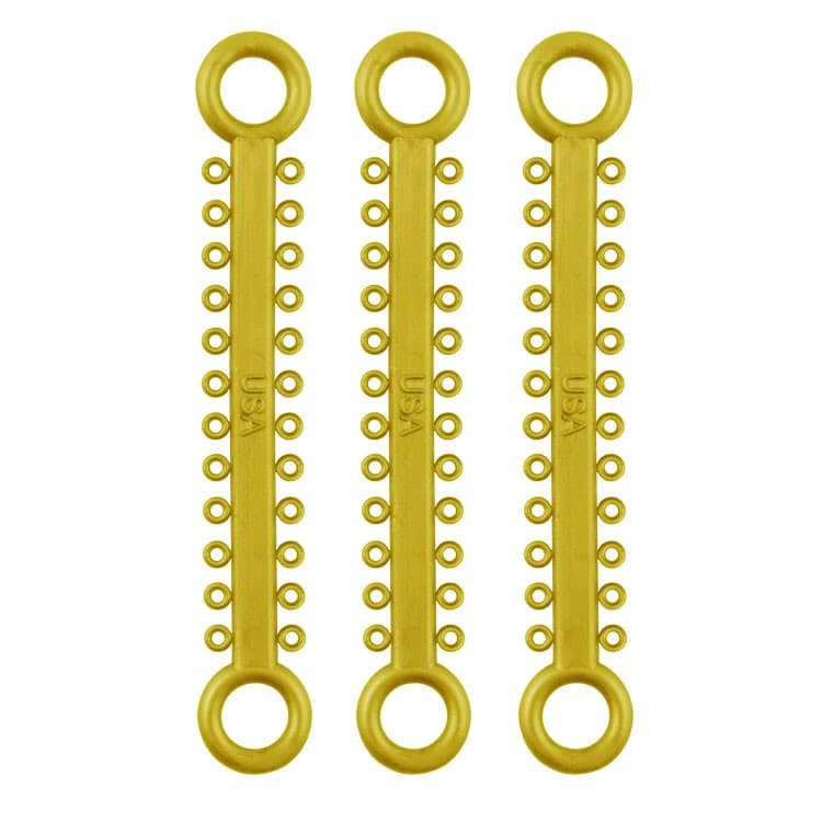 ElastoMax ligatures, latex free, metallic gold (1008 ligatures) – oficiali Falcon Medical produkto nuotrauka