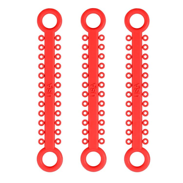 ElastoMax ligatures, latex free, coral (1008 ligatures) – oficiali Falcon Medical produkto nuotrauka