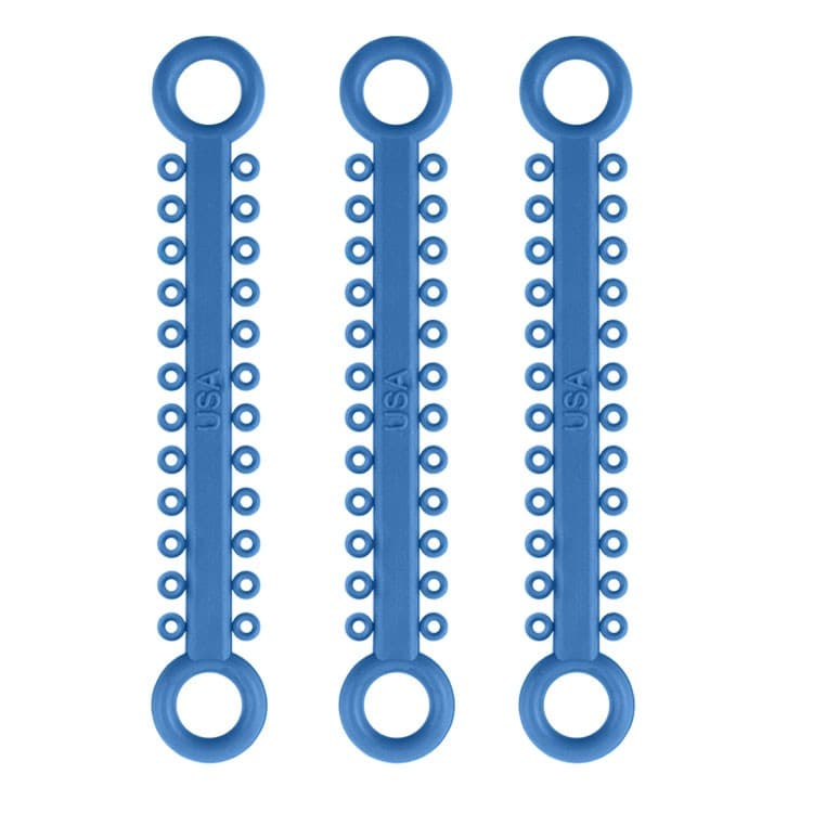 ElastoMax ligatures, latex free, light blue (1008 ligatures) – oficiali Falcon Medical produkto nuotrauka
