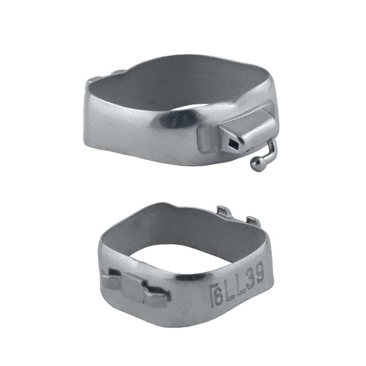 Sure-Fit Pre-Welded molar band + single non-convertible buccal tube .022″ + lingual cleat, upper left – oficiali Falcon Medical produkto nuotrauka