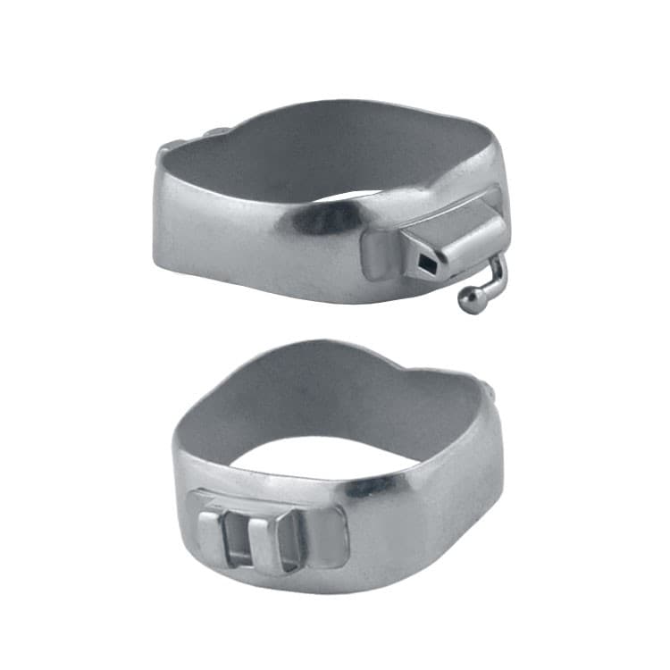 Sure-Fit Pre-Welded molar band + single non-convertible buccal tube .022″ + lingual sheath, upper right – oficiali Falcon Medical produkto nuotrauka