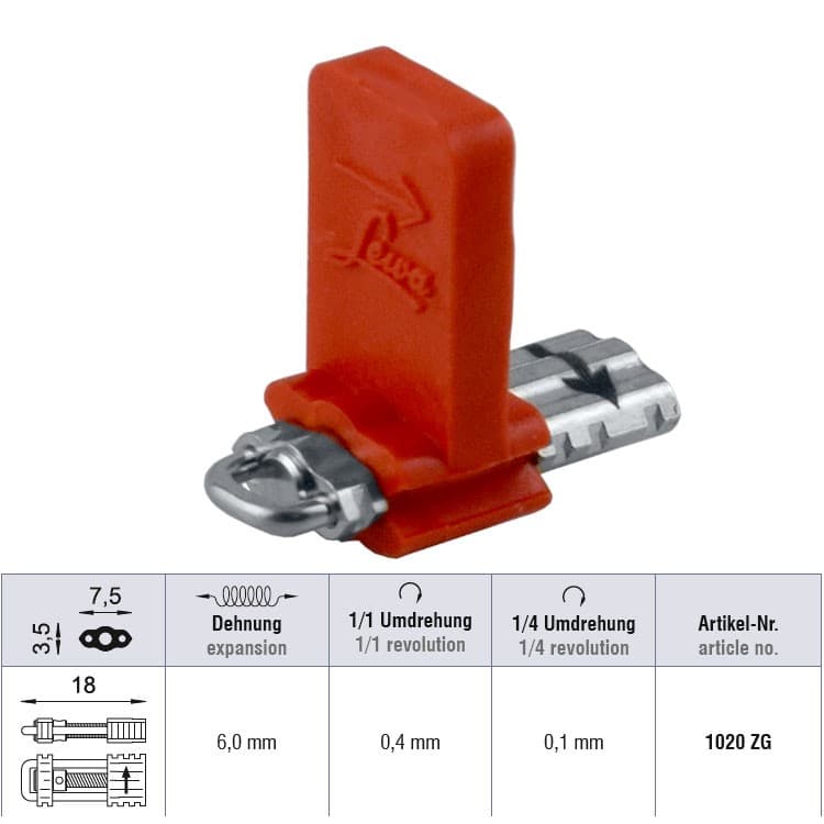 Traction screws for closing gaps 18.5 x 6mm – oficiali Falcon Medical produkto nuotrauka