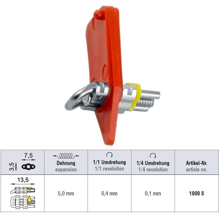 Standard skeleton screw 13.5 x 5 mm – oficiali Falcon Medical produkto nuotrauka