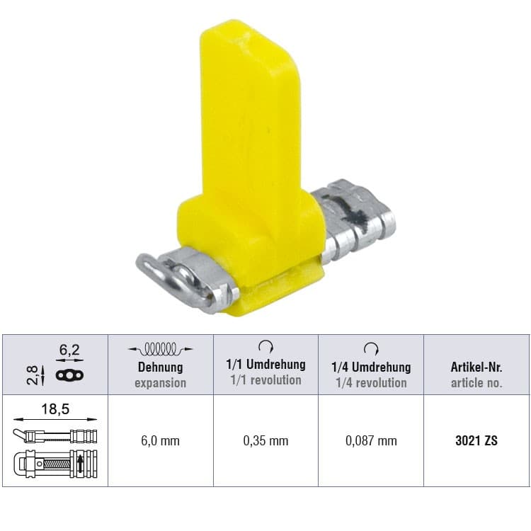Traction screws for closing gaps 18.5 x 6mm – oficiali Falcon Medical produkto nuotrauka