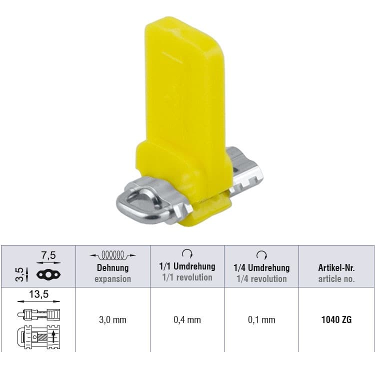 Traction screws for closing gaps 13.5 x 3mm – oficiali Falcon Medical produkto nuotrauka