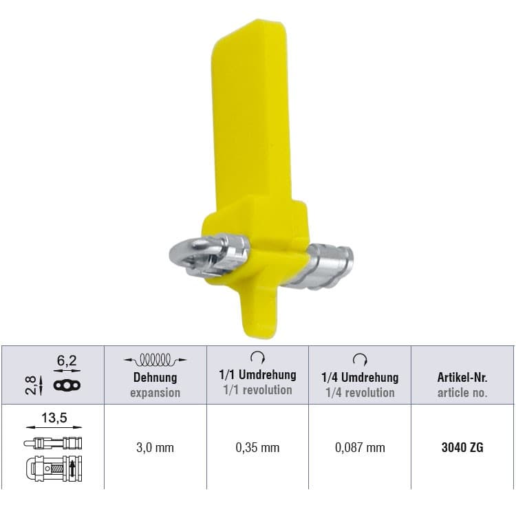 Traction screws for closing gaps 13.5 x 3mm – oficiali Falcon Medical produkto nuotrauka