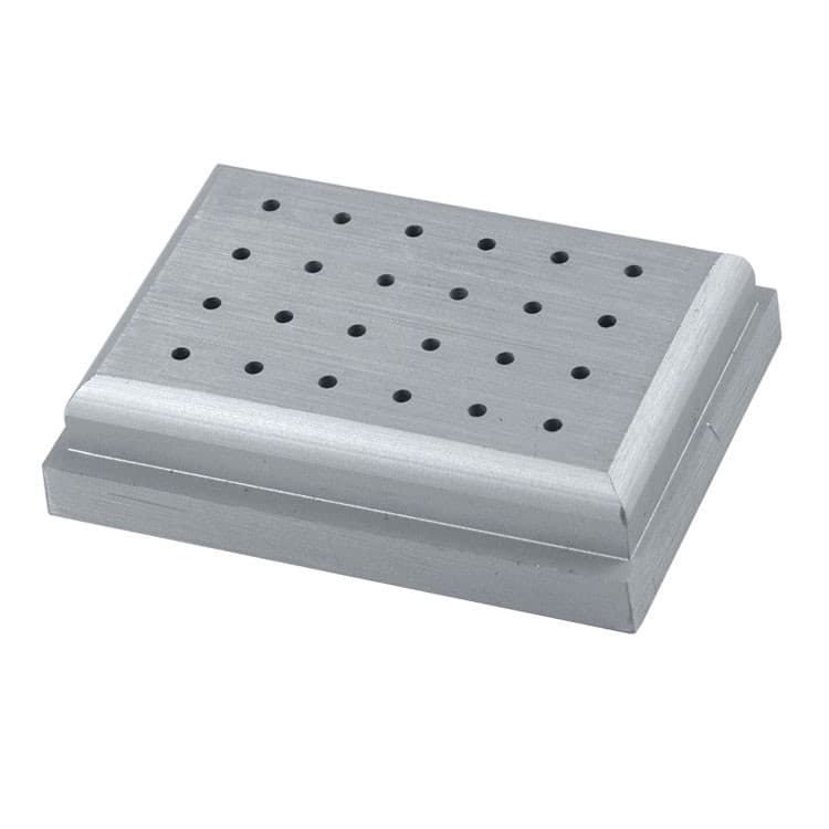 Bur stand for 24 burs 60 x 40 mm FG – oficiali Falcon Medical produkto nuotrauka