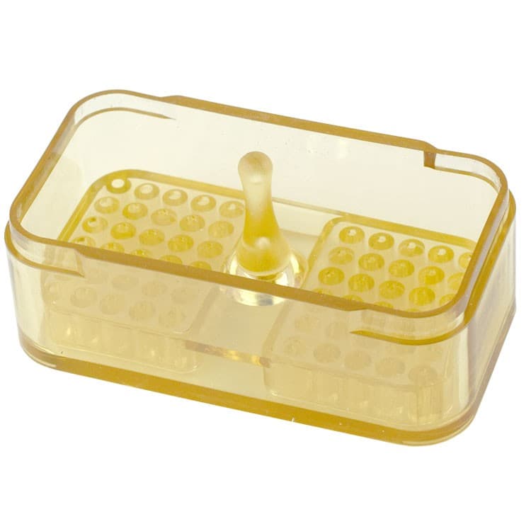 Transparant plastic burs box for 60 FG burs – oficiali Falcon Medical produkto nuotrauka