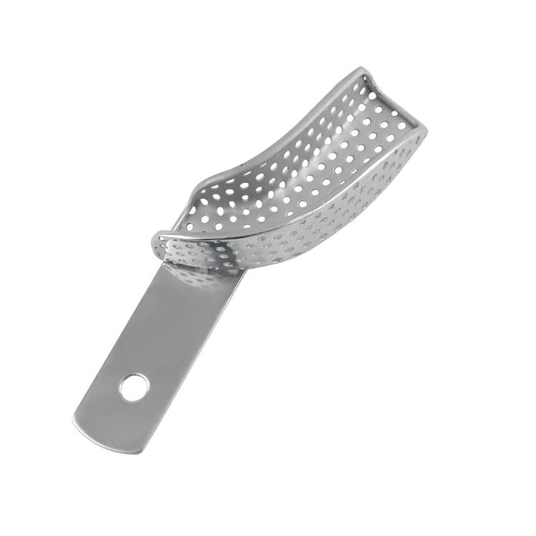 Partial impression tray for crown & bridge work perforated fig. 30 – oficiali Falcon Medical produkto nuotrauka