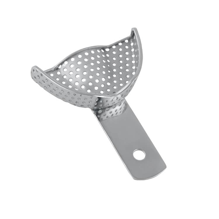 Partial impression tray for crown & bridge work perforated fig. 33 – oficiali Falcon Medical produkto nuotrauka