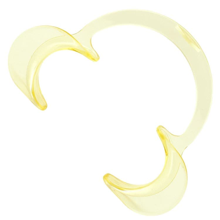 Falcon transparent plastic cheek retractor small 35mm (autoclavable 134°C) – oficiali Falcon Medical produkto nuotrauka