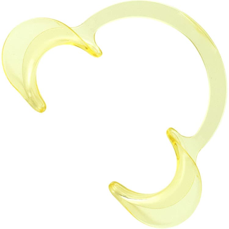 Falcon transparent plastic cheek retractor regular 45mm (autoclavable 134°C) – oficiali Falcon Medical produkto nuotrauka