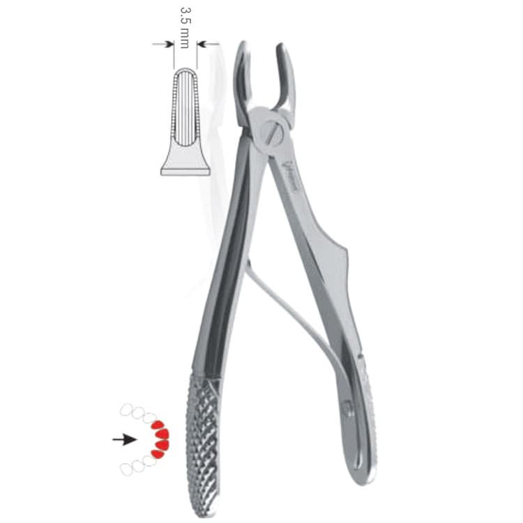 Extracting forceps children pattern fig. 137 – oficiali Falcon Medical produkto nuotrauka