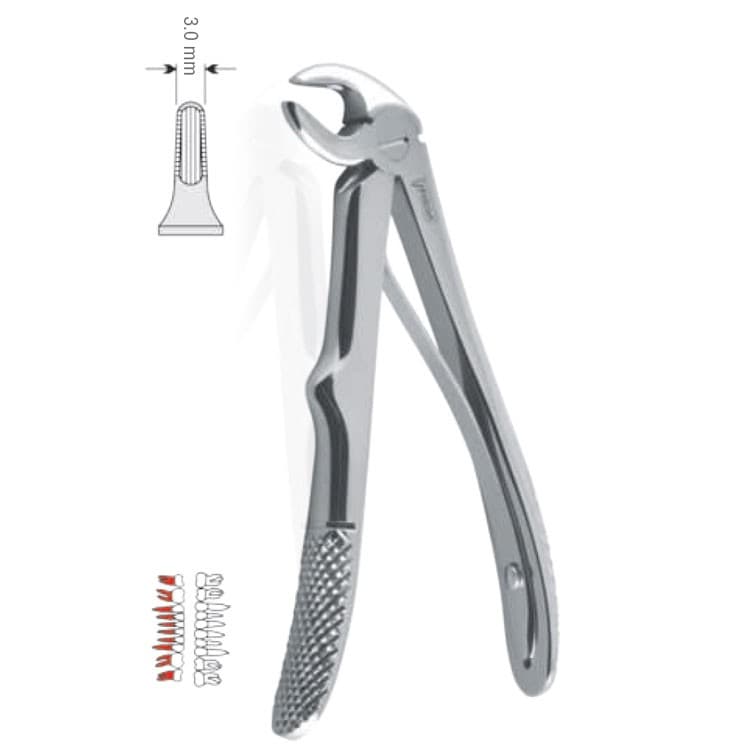 Extracting forceps children pattern fig. 7 – oficiali Falcon Medical produkto nuotrauka