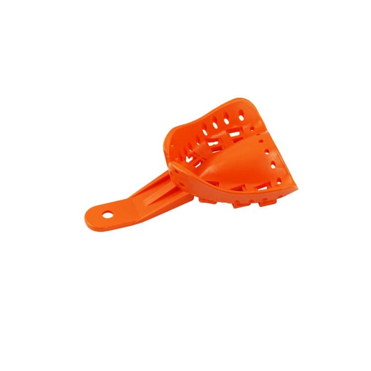 Disposable Orthodontic impression tray upper fig. A4 size S (orange) 10 pieces – oficiali Falcon Medical produkto nuotrauka