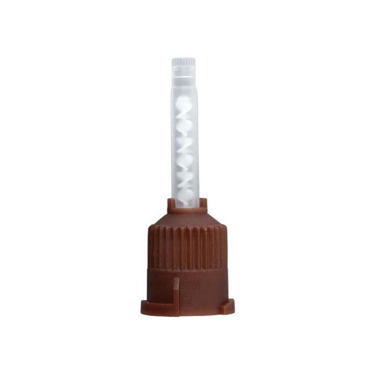 DENTALINE mixing tips brown 36mm, 1:1 Ratio (Pack of 50 pieces) – oficiali Falcon Medical produkto nuotrauka