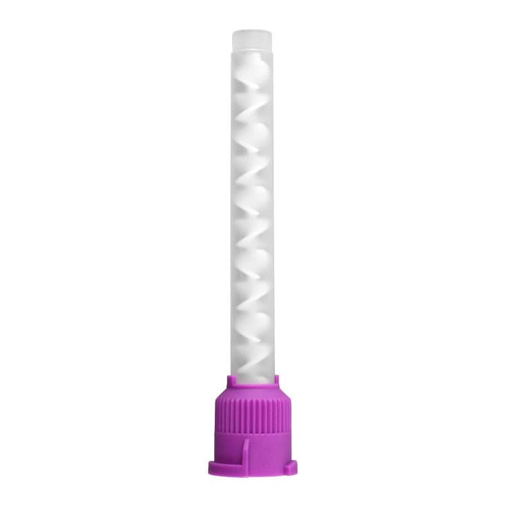 DENTALINE Mixing tips X-regular purple, 1:1 ratio (Pack of 50 pieces) – oficiali Falcon Medical produkto nuotrauka