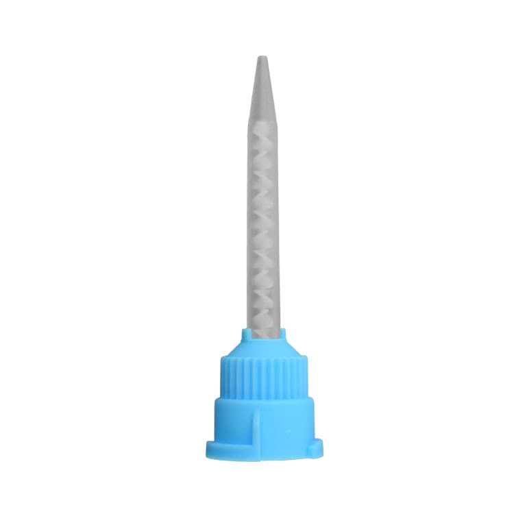 DENTALINE Mixing tips fine blue-short 64mm, 1:1 Ratio (Pack of 50 pieces) – oficiali Falcon Medical produkto nuotrauka