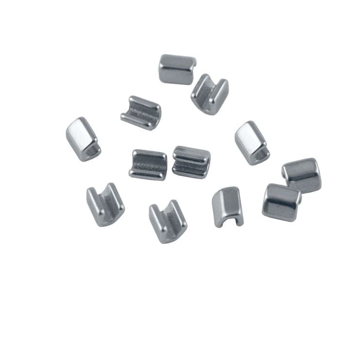 Crimpable split stops 0.30 x 2.0mm, 0.022″ (10 pieces) – oficiali Falcon Medical produkto nuotrauka