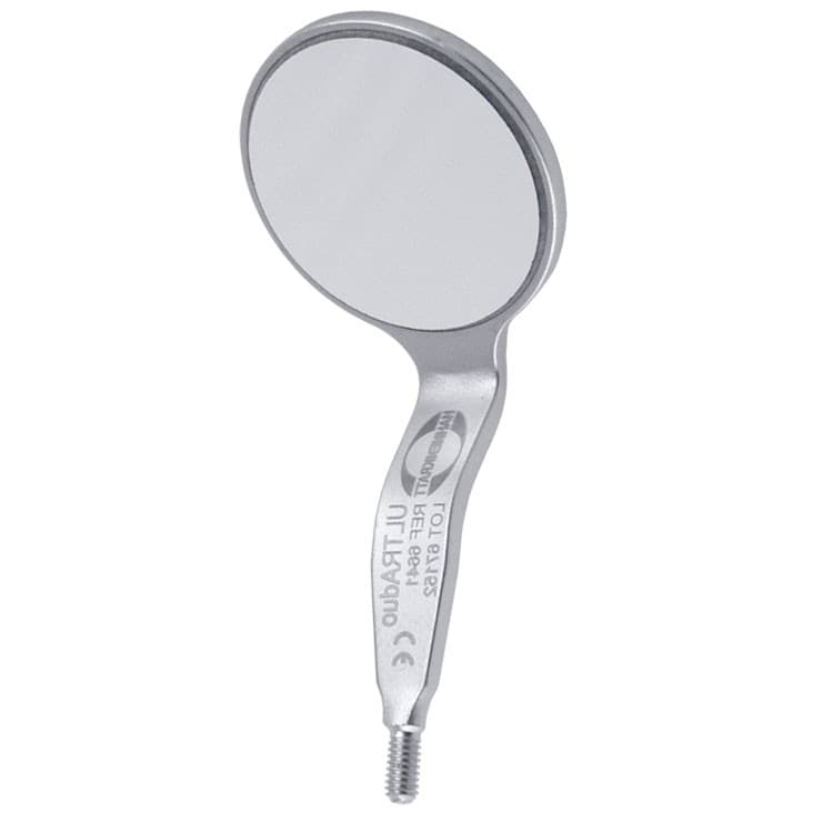 ULTRAduo double sided front surface mouth mirrors plane SS-Thread (pack of 6 pieces) – oficiali Falcon Medical produkto nuotrauka