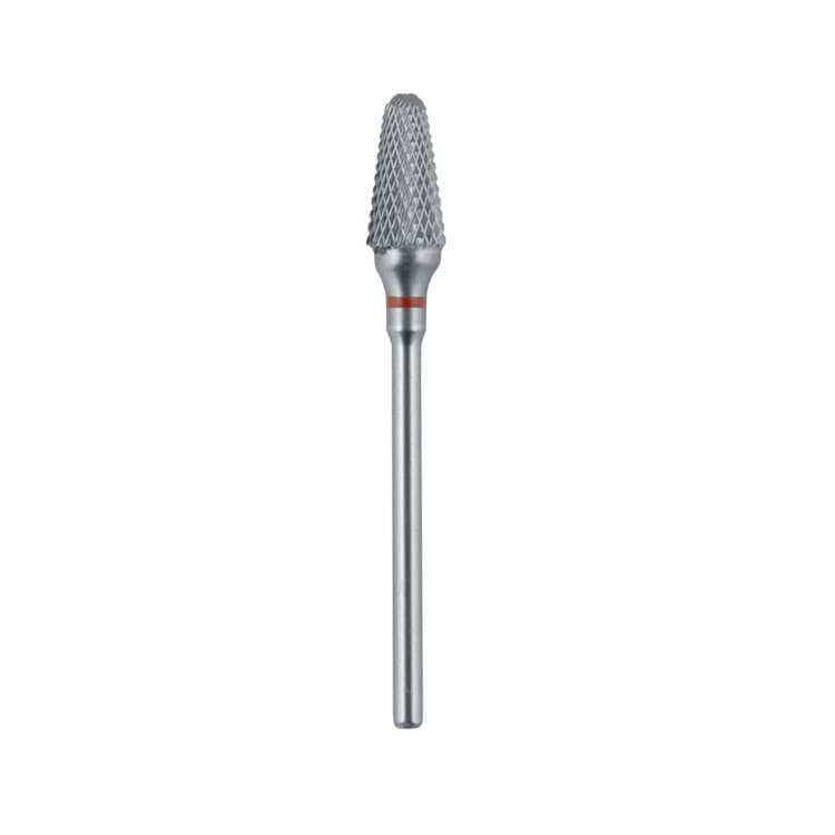 Carbide bur HP, cut fine, ISO # 500 104 200 140 060, red – oficiali Falcon Medical produkto nuotrauka
