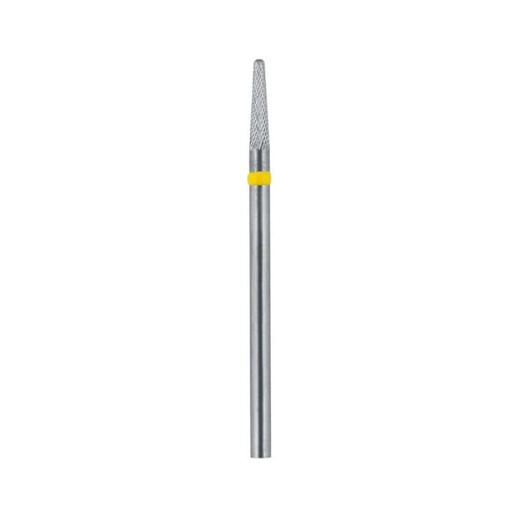 Carbide bur HP, X-cut extra fine, ISO # 500 104 199 110 023, yellow – oficiali Falcon Medical produkto nuotrauka