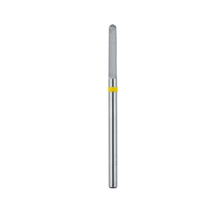 Carbide bur HP, X-cut extra fine, ISO # 500 104 145 110 023, yellow – oficiali Falcon Medical produkto nuotrauka