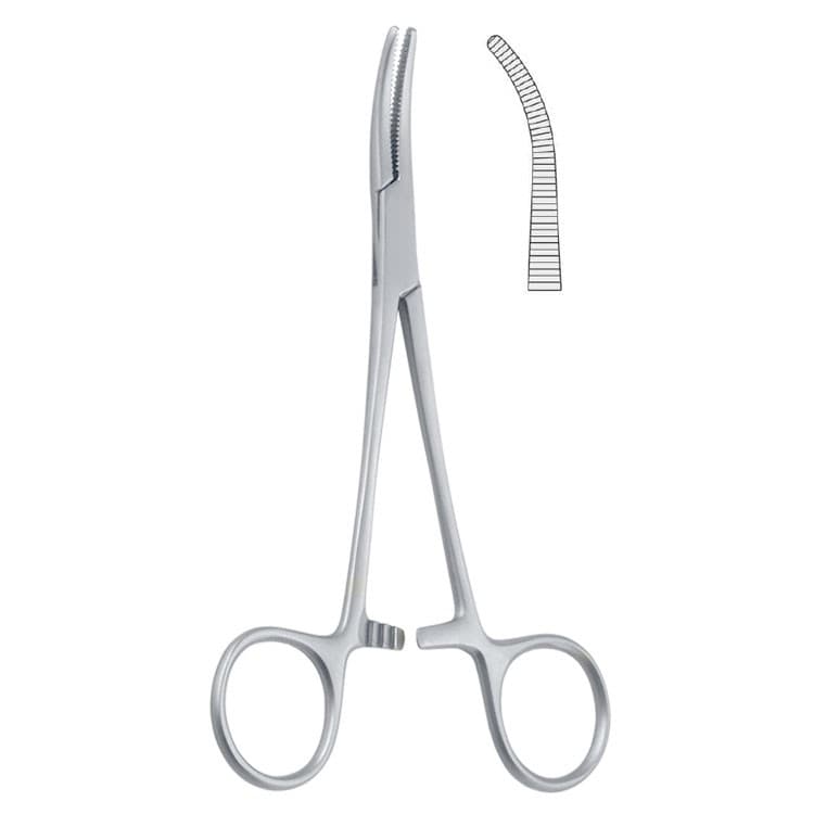 Forceps artery Spencer-Wells curved 150mm – oficiali Falcon Medical produkto nuotrauka