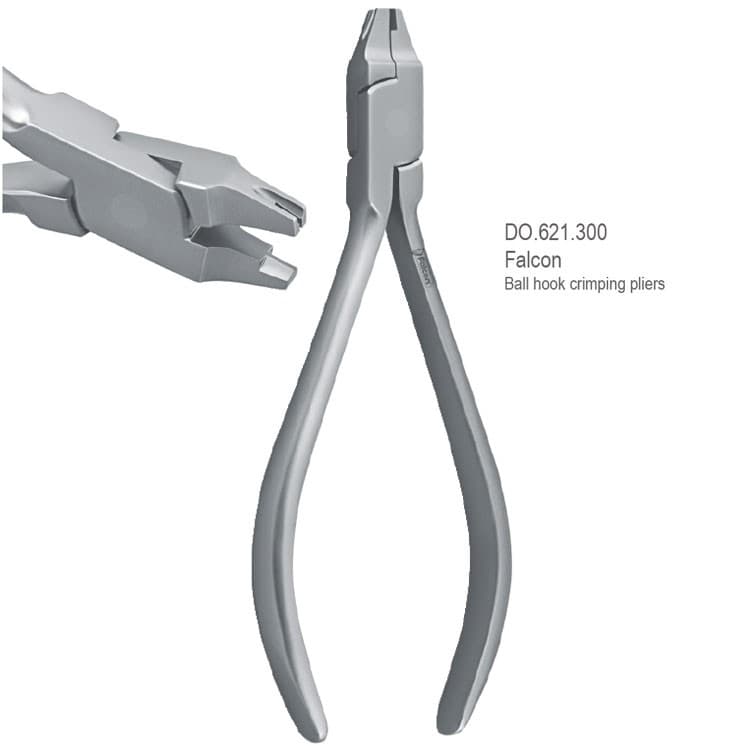 Pliers surgical ball hook crimping Falcon straight – oficiali Falcon Medical produkto nuotrauka