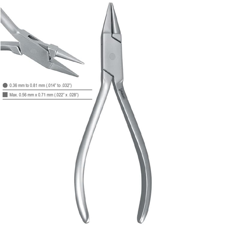 Pliers wire bending Adams regular round/flat – oficiali Falcon Medical produkto nuotrauka