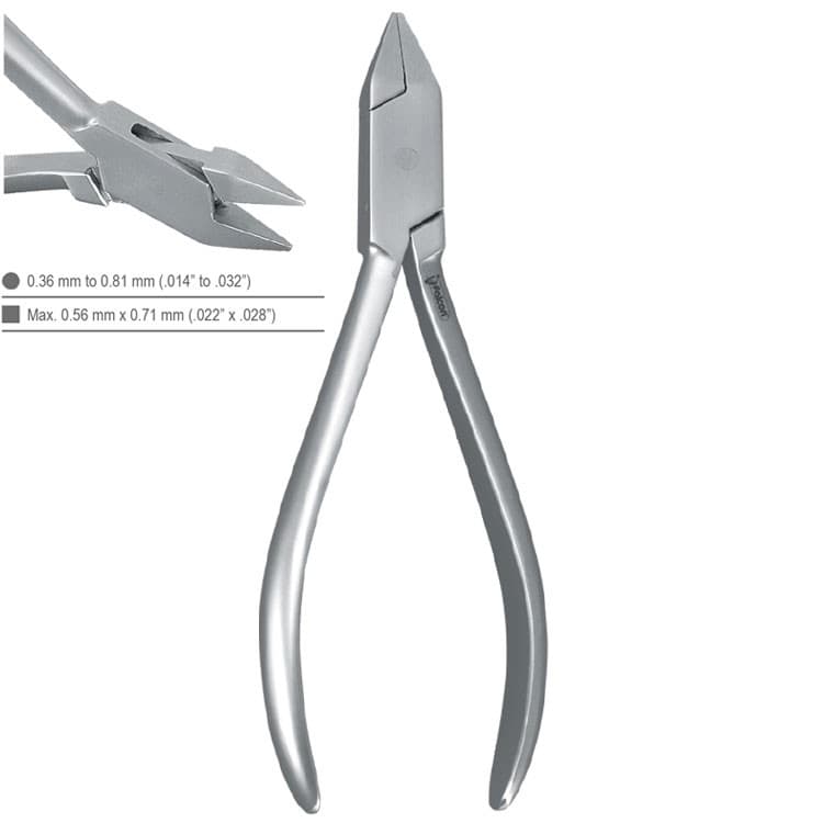 Pliers wire bending Adams regular flat/flat – oficiali Falcon Medical produkto nuotrauka