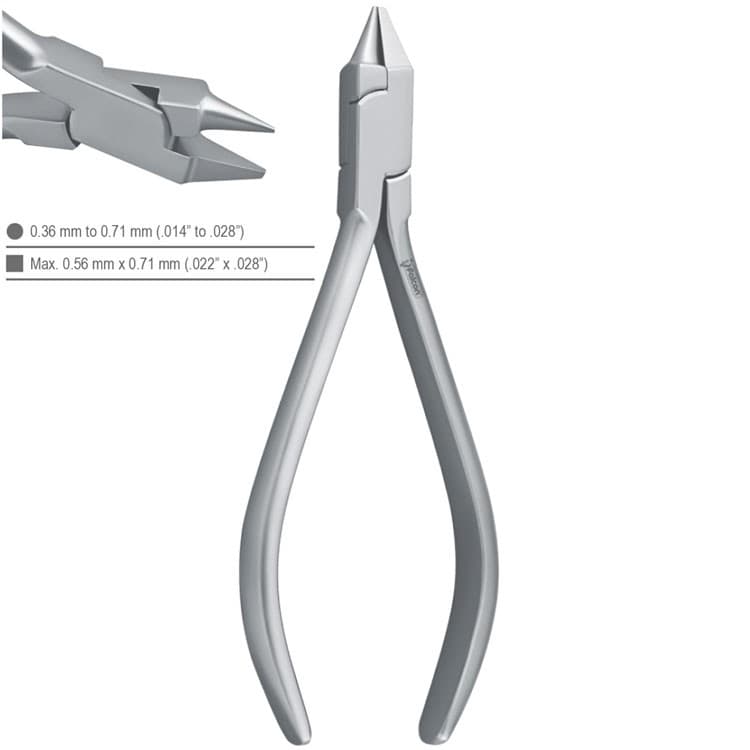 Pliers wire bending flat/round Angle – oficiali Falcon Medical produkto nuotrauka