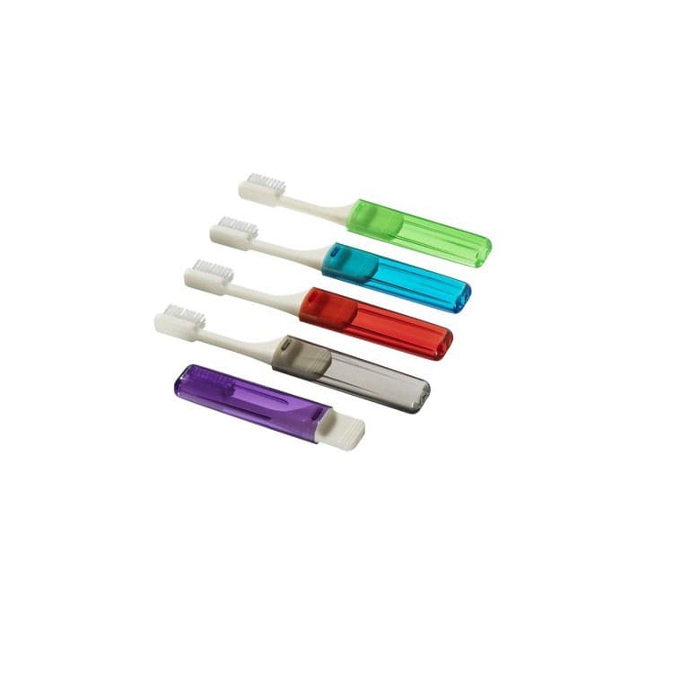 Orthodontic V-Trim Travel toothbrush blue – oficiali Falcon Medical produkto nuotrauka