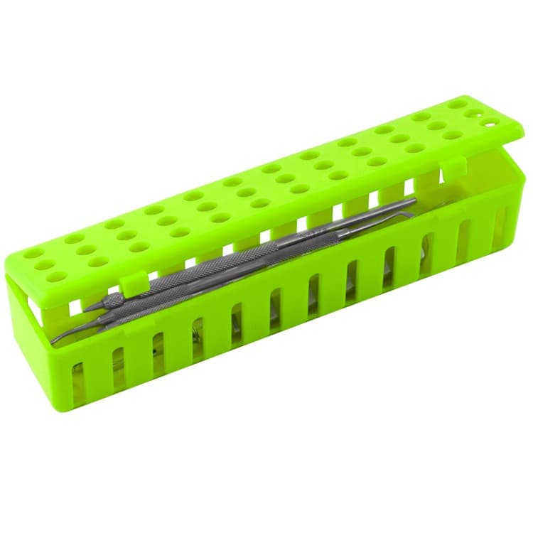 Cassette tray plastic autoclavable green 205 x 50 x 45 mm – oficiali Falcon Medical produkto nuotrauka
