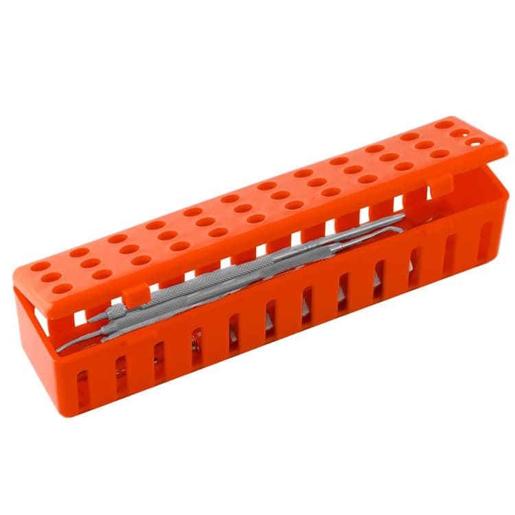 Cassette tray plastic autoclavable red 205 x 50 x 45 mm – oficiali Falcon Medical produkto nuotrauka