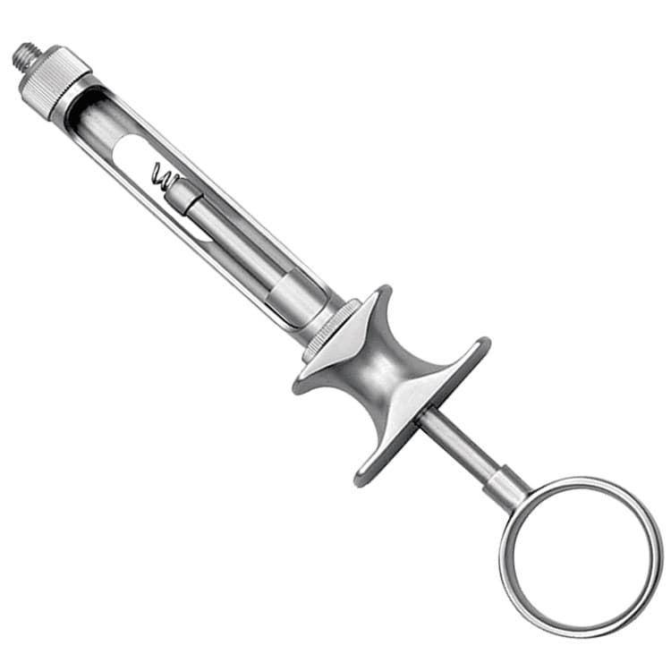 SS-2000 Syringe manual aspirating Euro 1.8ml. metric – oficiali Falcon Medical produkto nuotrauka