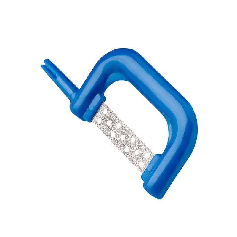 Interproximal reduction strip 4mm double side, medium grit, blue – oficiali Falcon Medical produkto nuotrauka