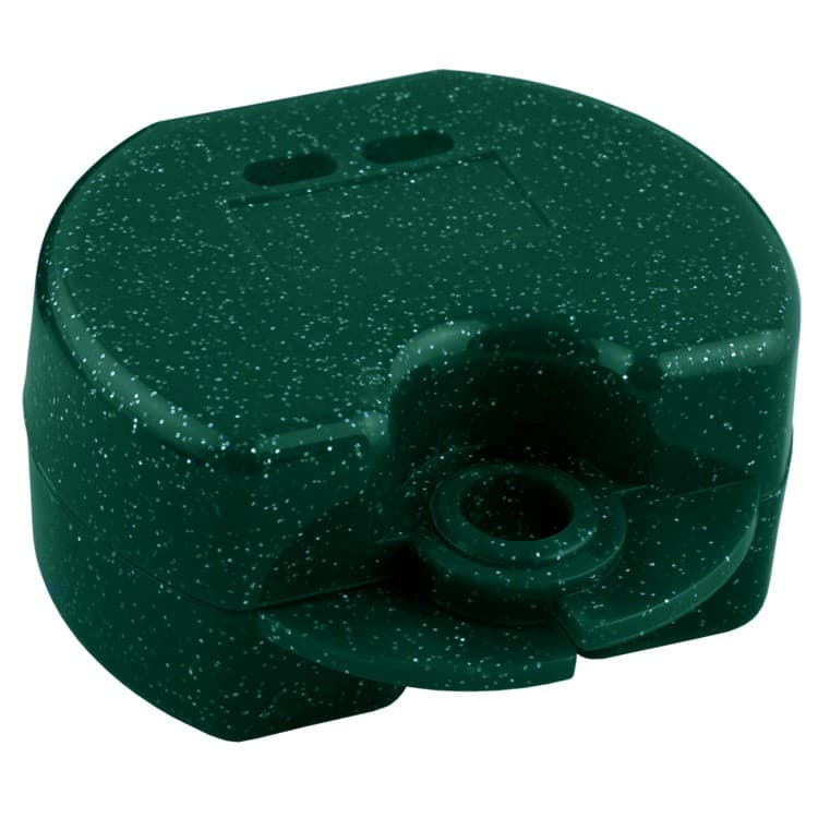 Retainer cases Euro maxi sparkle green, 38 x 76 x 64mm (Pack of 10 pieces) – oficiali Falcon Medical produkto nuotrauka