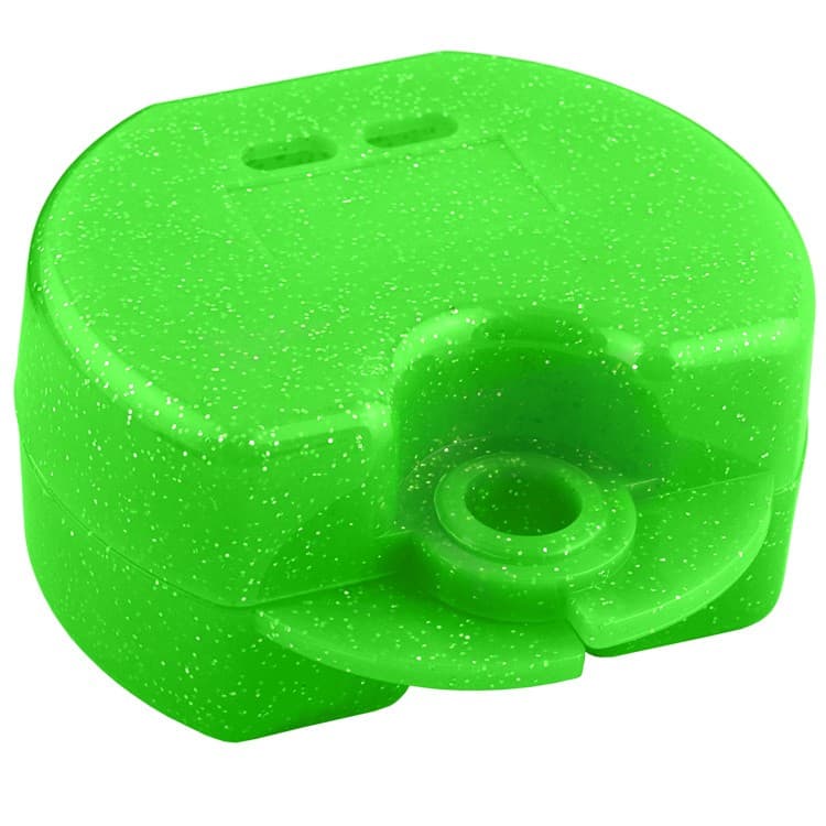 Retainer cases Euro maxi tropical green, 38 x 76 x 64mm (Pack of 10 pieces) – oficiali Falcon Medical produkto nuotrauka